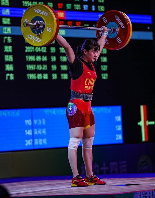 举重女子59公斤中国纪录
